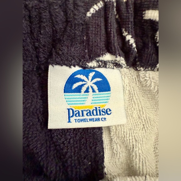 Nautical Anchor Kids Swim Coverup Pants - Navy - Picture 3 of 4